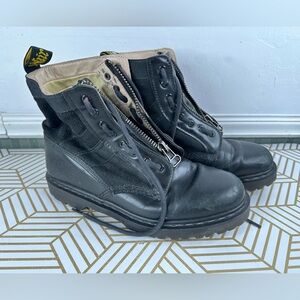 Dr. Martens Black Leather Boots